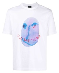 PS Paul Smith Organic Cotton Graphic Print T Shirt