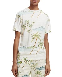 Scotch & Soda Organic Cotton Jersey T Shirt In White At Nordstrom