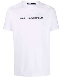 Karl Lagerfeld Organic Cotton Logo Print T Shirt