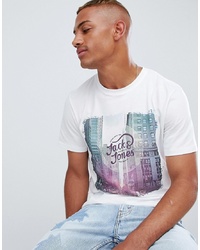 Jack & Jones Originals T Shirt With City Print