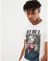 Jack & Jones Originals T Shirt With Rebel Graphic