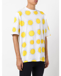 Christopher Kane Oversize All Over Printed Sun T Shirt