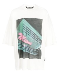 Palm Angels Oversized Graphic Print T Shirt
