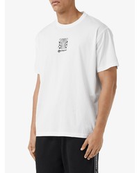 Burberry Oversized Montage Print T Shirt