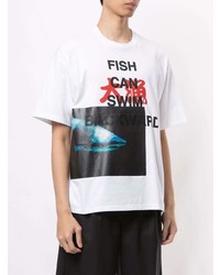 Yoshiokubo Oversized Shark Print T Shirt