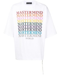 Mastermind World Oversized Skull Logo Print T Shirt