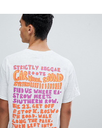 Crooked Tongues Oversized T Shirt With Carnival Text