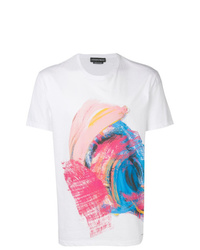 Alexander McQueen Paint Print T Shirt