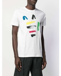 PS Paul Smith Painted Sports Zebra T Shirt