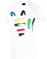 PS Paul Smith Painted Sports Zebra T Shirt