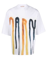 Marni Painterly Print Cotton T Shirt
