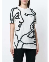 Moncler Painterly Print T Shirt