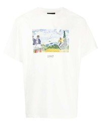 Throwback. Painting Print T Shirt