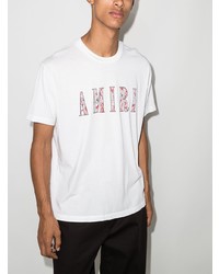 Amiri Paisley Logo Cotton T Shirt
