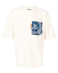 Musium Div. Paisley Patch Cotton T Shirt