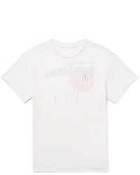 The Elder Statesman Palm Springs Printed Cashmere And Silk Blend T Shirt