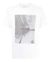 True Religion Palm Tree Graphic Cotton T Shirt