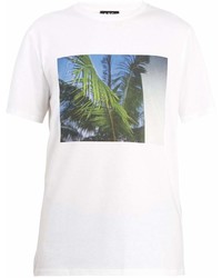 A.P.C. Palm Tree Print Cotton T Shirt