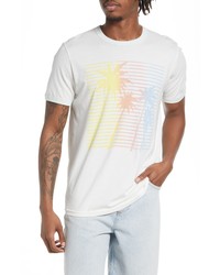 Sol Angeles Palmas Cotton Graphic Tee In D White At Nordstrom