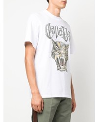 Roberto Cavalli Panther Print Short Sleeved T Shirt