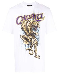 Roberto Cavalli Panther Print T Shirt