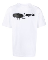 Palm Angels Paris Logo Print T Shirt