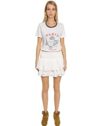 Etoile Isabel Marant Paris Printed Linen T Shirt