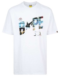 A Bathing Ape Patchwork Bape Sta Logo T Shirt