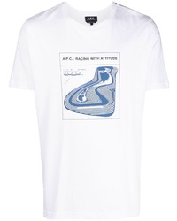 A.P.C. Paul Graphic Print T Shirt