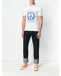 Love Moschino Peace Posse T Shirt