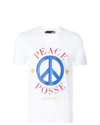 Love Moschino Peace Posse T Shirt