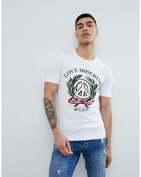 Love Moschino Peach Milano T Shirt