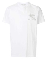 Etro Pegaso Logo Patch T Shirt