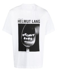 Helmut Lang Photograph Print Cotton T Shirt