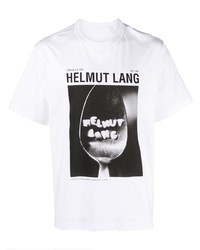 Helmut Lang Photograph Print Cotton T Shirt