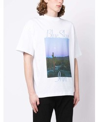 BLUE SKY INN Photograph Print Short Sleeve T Shirt