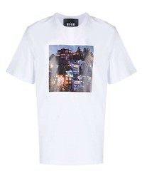 MSGM Photograph Print T Shirt