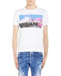 DSQUARED2 Picture Logo Graphic T Shirt