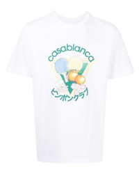 Casablanca Ping Pong Print T Shirt