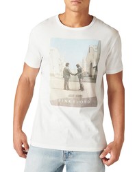 Lucky Brand Pink Floyd Flame Cotton Graphic Tee