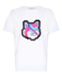 MAISON KITSUNÉ Pixel Fox Print T Shirt