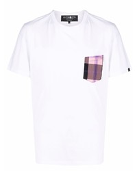Hydrogen Plaid Check Pocket T Shirt