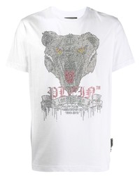 Philipp Plein Platinum Cut Teddy Bear T Shirt
