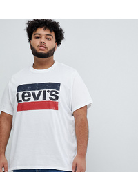 Levi's Plus Sportswear Logo T Shirt In White