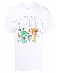 MARKET Pokemon Logo Print T Shirt