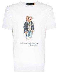 Polo Ralph Lauren Polo Bear Motif Cotton T Shirt