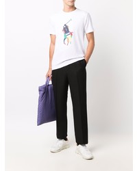 Lauren Ralph Lauren Polo Pony Print Cotton T Shirt