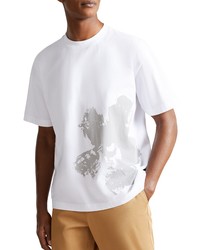 Ted Baker London Polpero Cotton T Shirt In White At Nordstrom