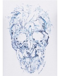 Alexander McQueen Porcelain Skull Print T Shirt