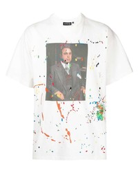 Mostly Heard Rarely Seen Portrait Paint Splatter T Shirt